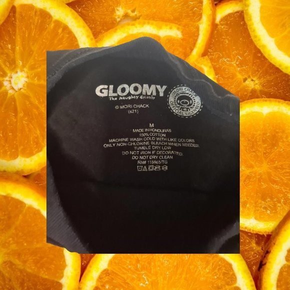 Gloomy‎ Images on Front and Back Shirt Size M - Picture 3 of 4